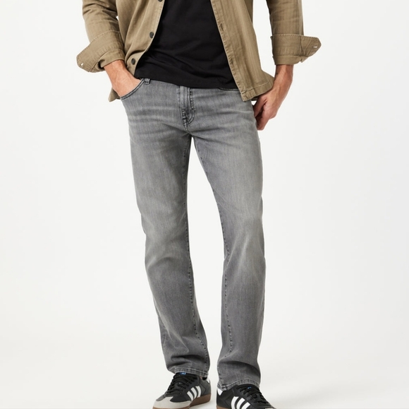 Mavi James Skinny Fit Williamsburg Stretch Jeans, Light Grey 33